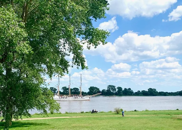 Winzig Wohnen Tiny House Frigg Direkt Am Weserstrand Elsfleth